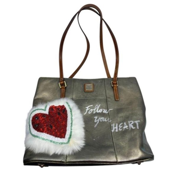 Dooney & Bourke Handbags - DOONEY & BOURKE Shoulder Bag Customized Silver